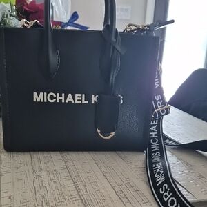 Michael Kors Black Leather Tote
